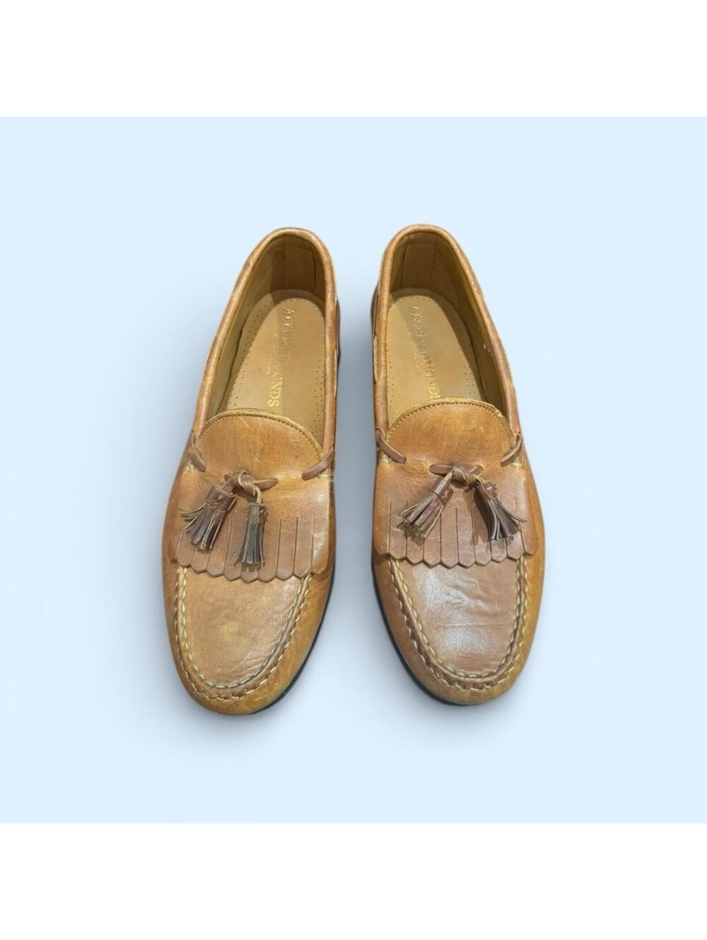 Allen Edmonds Tan Tassel Loafers